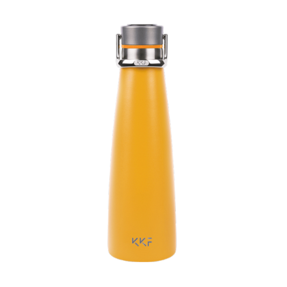 Термос KKF Smart Vacuum Bottle с OLED-дисплеем 475мл, жёлтый